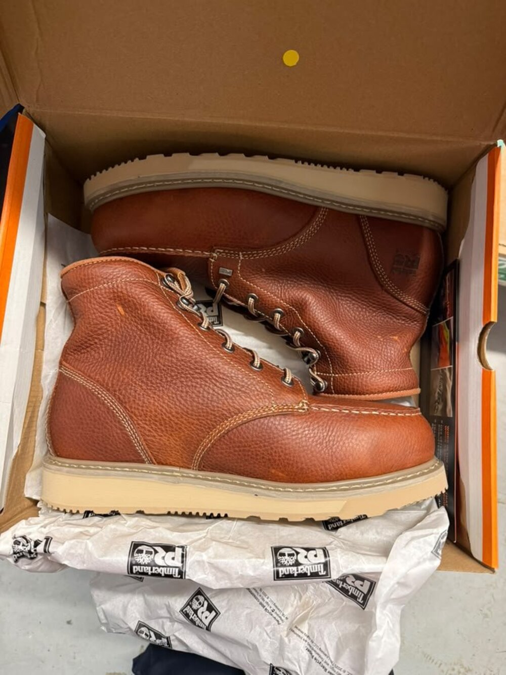 Timberland PRO Barstow Wedge 6” Alloy Safety Toe Boots Men’s Size 11